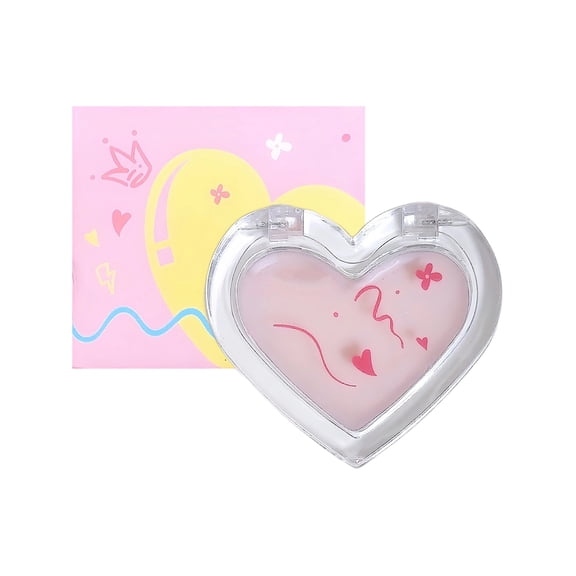 Vadktai Heart Cream Blush - Multi-Use Cheek & Lip Tint, Lightweight & Smudge-Proof, Natural Glow Finish - Long-Wearing Blusher for All Skin Tones