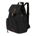 thumbnail image 1 of Vadktai High Capacity Canvas Backpack for School College Hiking Travel, Vintage Backpack Trim Casual Bookbag, Men Women Laptop Travel Rucksack, 1 of 7