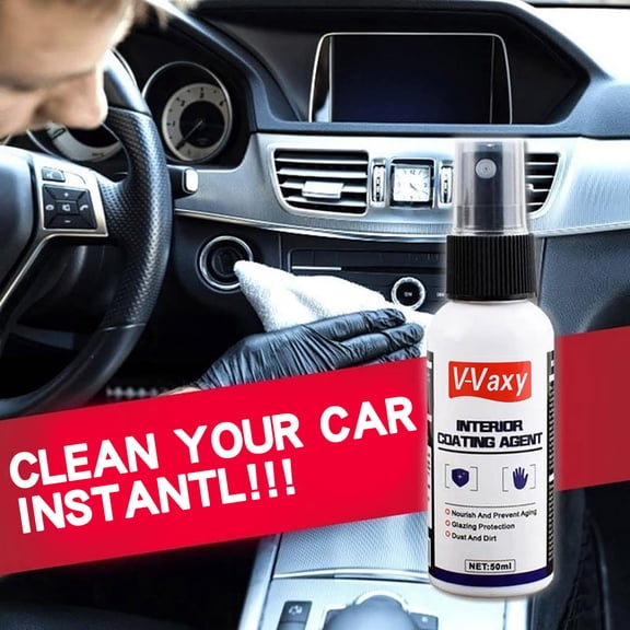 Vadktai Interior All Purpose Car Cleaner and Protectant, Odor Eliminator, Works on Leather, Vinyl, Plastic, Rubber and More (50ML)