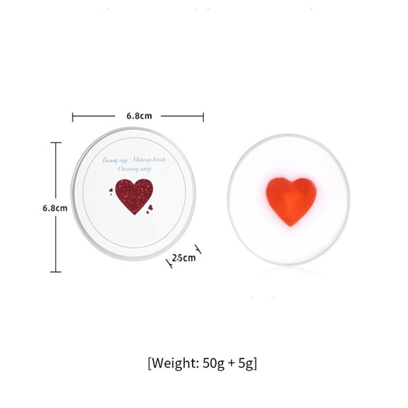 Vadktai Makeup Brush Cleaning Soap And Silicone Pad Portable Makeup Tool Cleaning Soap 100g/50g