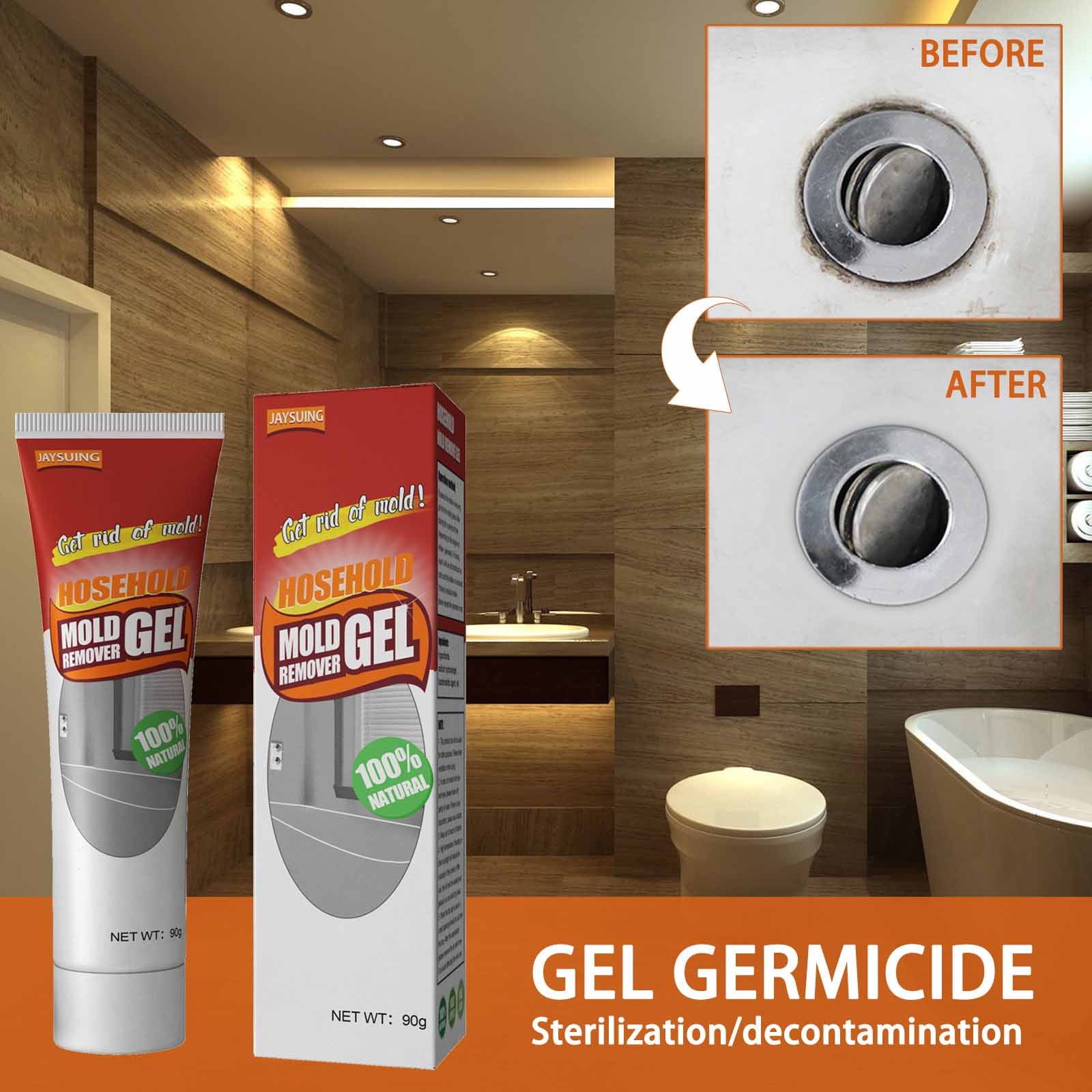 Vadktai Mold and Mildew Stains Bathroom Cleaner Gel, Washing Machine ...