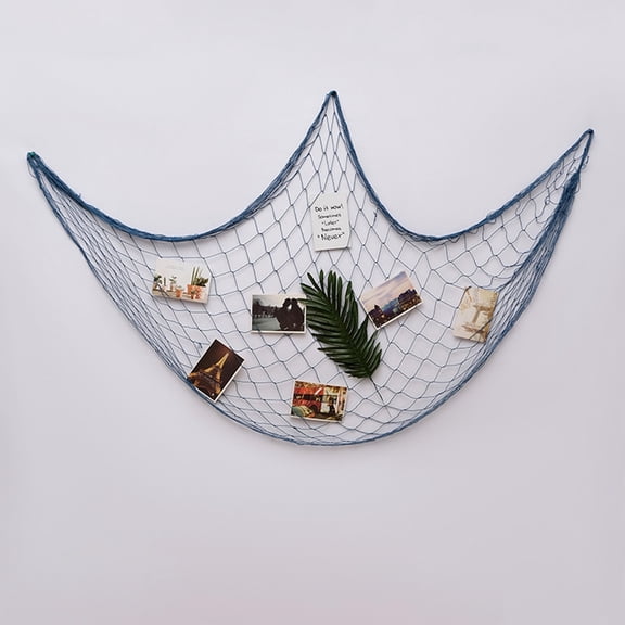 Vadktai Natural Fish Net Decorative, Beach Themed Fish Net Decorations for Pirate, Mermaid, Beach Party Home Bedroom Décor