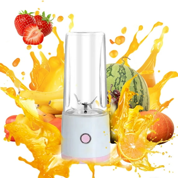 Vadktai Portable Blender, Personal Mini Juice Blender, USB Rchargeable Juicer Cup with 6 Blades in 3D, Smoothie Blender Home, Office, Outdoors