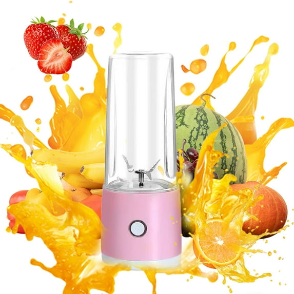 Vadktai Portable Blender, Personal Mini Juice Blender, USB Rchargeable Juicer Cup with 6 Blades in 3D, Smoothie Blender Home, Office, Outdoors