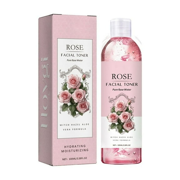 Vadktai Rose Toner - Hydrating Face Toner with Hyaluronic Acid, Aloe Vera & Vitamin C, Vegan