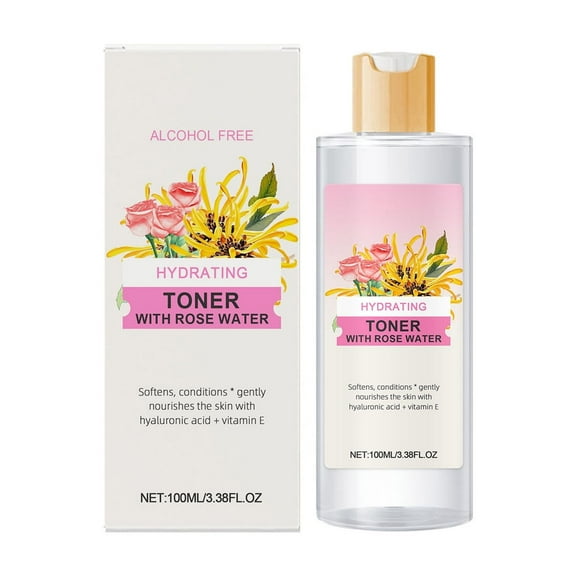 Vadktai Rose Water Hydrating Facial Toner Mist for Dewy & Radiant Skin, Perfect for Travel