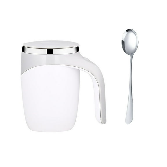 Vadktai Self Stirring Mug - Automatic Magnetic Electric Coffee Mug, Rotating Cute Mixing Cup Tasse, To Stir Office/Kitchen/Travel/Home Coffee/Tea/Hot Chocolate/Milk-380 ml