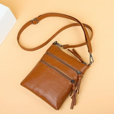 Vadktai Small Crossbody Cell Phone Bag for Women, Mini Over Shoulder Handbag Purse with Credit Card Slots