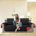 thumbnail image 1 of Vadktai Sofa Cover, Reversible Couch Cover, Water Resistant Slipcover Furniture Protector, Washable Couch Cover with Non Slip and Elastic Straps for Kids, Dogs, Pets, 1 of 8