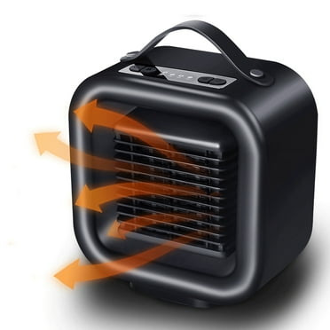 Vadktai Space Heater, Portable Electric Ceramic Heater, Small Space Heater with Thermostat, 2S Fast Heating, Overheating & Tip-Over Protection, Heater for Indoor Use, Office, Home