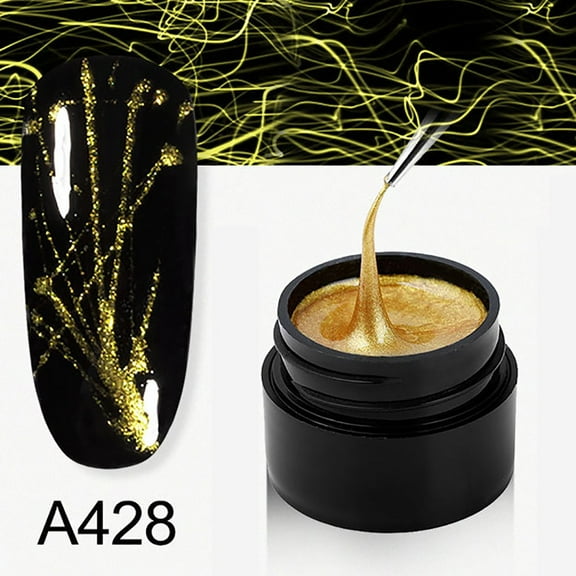 Vadktai Spider Gel Nail Polish Art UV Led Professional Nail Paint UV Color Gel Polish Embossing Pull Wire Spider Gel