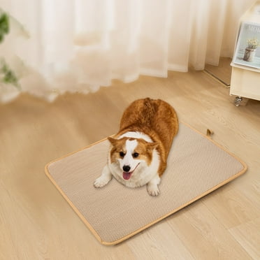 Vadktai Summer Dog Cooling Mat Washable Ice Silk Self Cool Pad for Small Medium Large Dogs and Cats, Pet Sleeping Pad for Crate, Bed, Indoor & Outdoor Floor, Car Seats