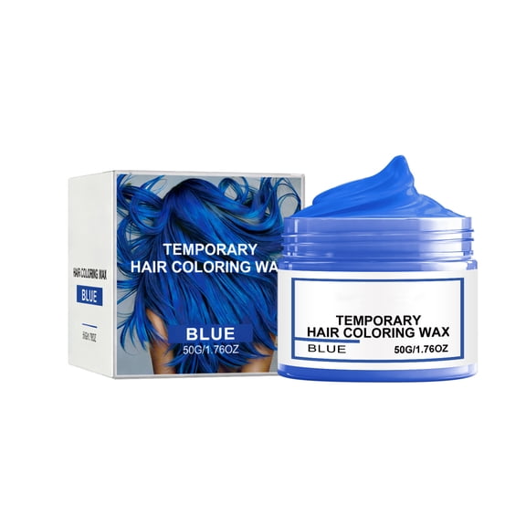 Vadktai Temporary Hair Coloring Wax Hairstyle Dyes For Men Women Available In Brown White Blue Apply And Wash Out 50g