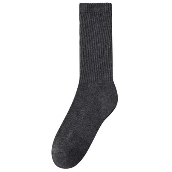 Vadktai Thick Warm Cotton Socks, Cotton Blend Athletic Crew Socks, Crew Slipper Socks for Winter Moisture Wicking and Breathable Cozy Boot Socks