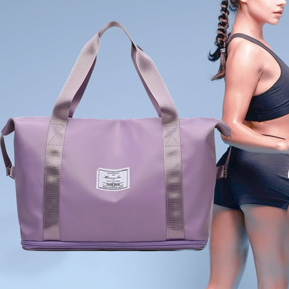 Vadktai Travel Duffel Bag, Sports Tote Gym Bag, Shoulder Weekender Overnight Bag for Women