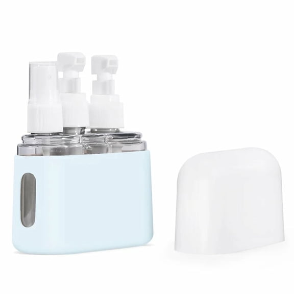 Vadktai Travel bottles for Toiletries, 3 In 1 Toiletry Bottle Travel Containers, Refillable, Portable, Spray Bottles and Pump Bottles for Creams, Perfumes and Shampoos