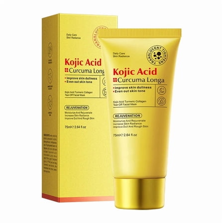 Vadktai Turmeric + Kojic Acid Overnight Wrapping Mask, Hydration Mask for Glowing Skin, Evens Tone, Soothes Redness and Improves Skin Texture