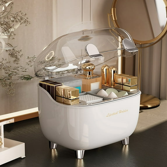 Vadktai Upgrade Large Makeup Organizer Countertop Cosmetic Organizer Makeup Storage Organizer Skincare Organizers Bathroom Counter Makeup Organizer for Vanity Organizer Clear Design Easy Visibility