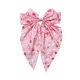 thumbnail image 1 of Vadktai Valentines Hair Bows for Women, Big Bows Hair Clips, Red Heart Hair Barrettes Hair Ribbon Satin Hair Accessories for Girls Valentines Party Supplies, 1 of 2
