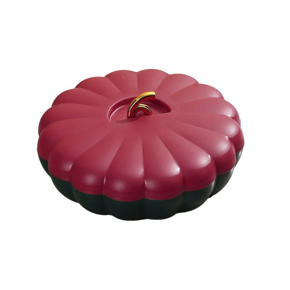 Vadktai Veggie Tray with Lid, Snackle Box Container, Multi-Purpose Divided Serving Tray with Lid, 5 Compartment Tray for Party Travel Picnic