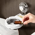 thumbnail image 1 of Vadktai Wall Ashtray, Wall Mounted Ashtray Indoor, Punch-Free Ashtray with Suction Cup Toilet Hanging Bathroom Kitchen Bar Storage Cup Cigarette Tool Box, 1 of 6