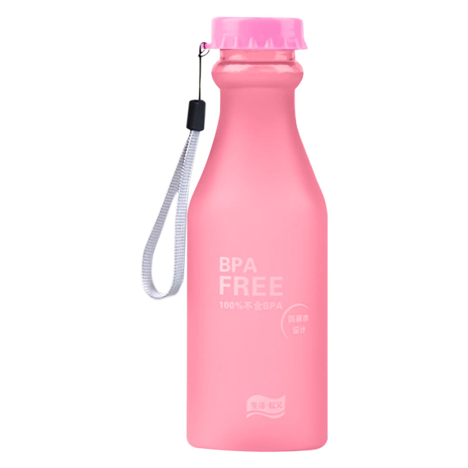 Vadktai Water Bottle with removable sleeve, motivational water bottle screw top, travel water