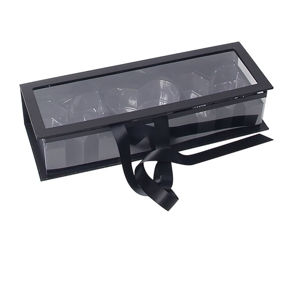 Vadktai Window M Other's Day Rectangular Flower Box Everlasting Soap Packaging Box Wedding Souvenir