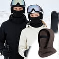 thumbnail image 1 of Vadktai Winter Face Mask With Neck Integrated Headband Ski Face Warm Fleece Lining Ski Riding Running Full Cover, 1 of 5