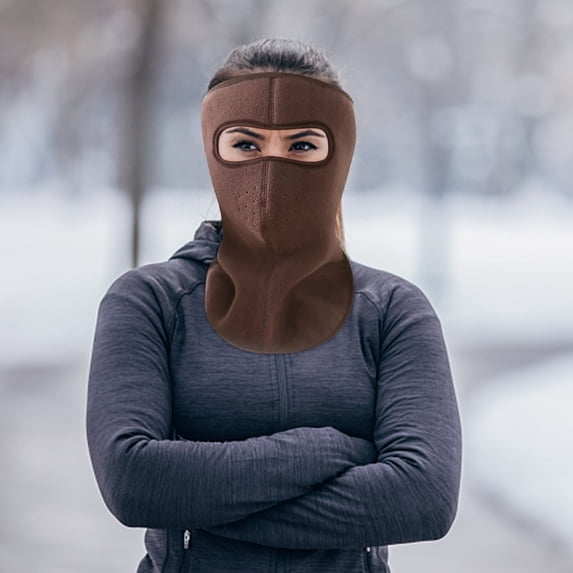 Vadktai Winter Fleece Mask Warm Mask, Winter Fleece Ski Mask for Women, Winter Riding Windproof Mask