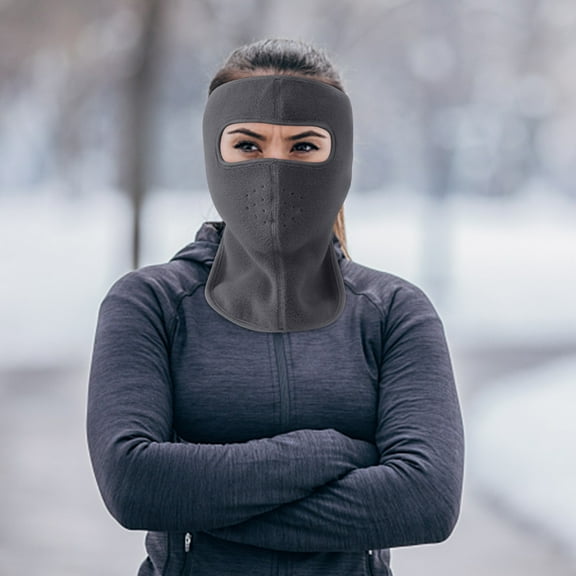 Vadktai Winter Fleece Mask Warm Mask, Winter Fleece Ski Mask for Women, Winter Riding Windproof Mask