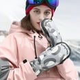 thumbnail image 1 of Vadktai Women's Ski Mittens, Waterproof Anti-Slip Snowboard Gloves for Skiing Running and Cycling, 1 of 4