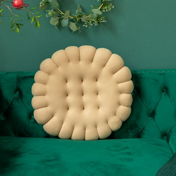 Vadtai Round Super Soft Comfy Seat Cushion, Biscuit Shaped Chair Pad Tatami Floor Cushion for Yoga, Living Room, Balcony, Office