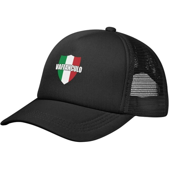 Vaffanculo Italian Hat Mesh Trucker Hat Funny Baseball Cap Men Women