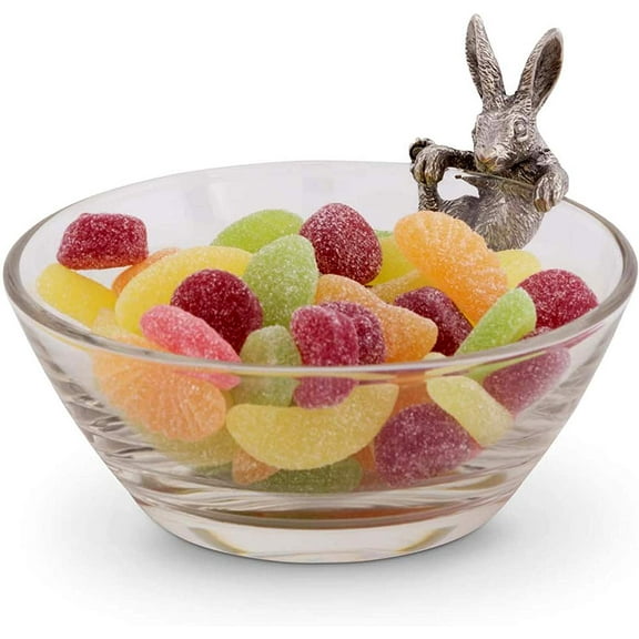 Vagabond House Garden Friends Glass Dessert Bowl