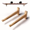 thumbnail image 1 of Vagabond Racks Bamboo Snowboard Rack Wall Mount – Heavy Duty Snowboard Storage & Display Holder – Space Saving Wall Hanger for Garage, Home & Cabin (35 lb Capacity), 1 of 6