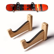 Vagabond Racks Bamboo Snowboard Wall Mount   Eco-Friendly Horizontal Display Rack & Storage Holder