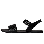 Vagabond Shoemakers Tia 2.0 Woven Sandals Black 5931-108-20 Womens Size 11