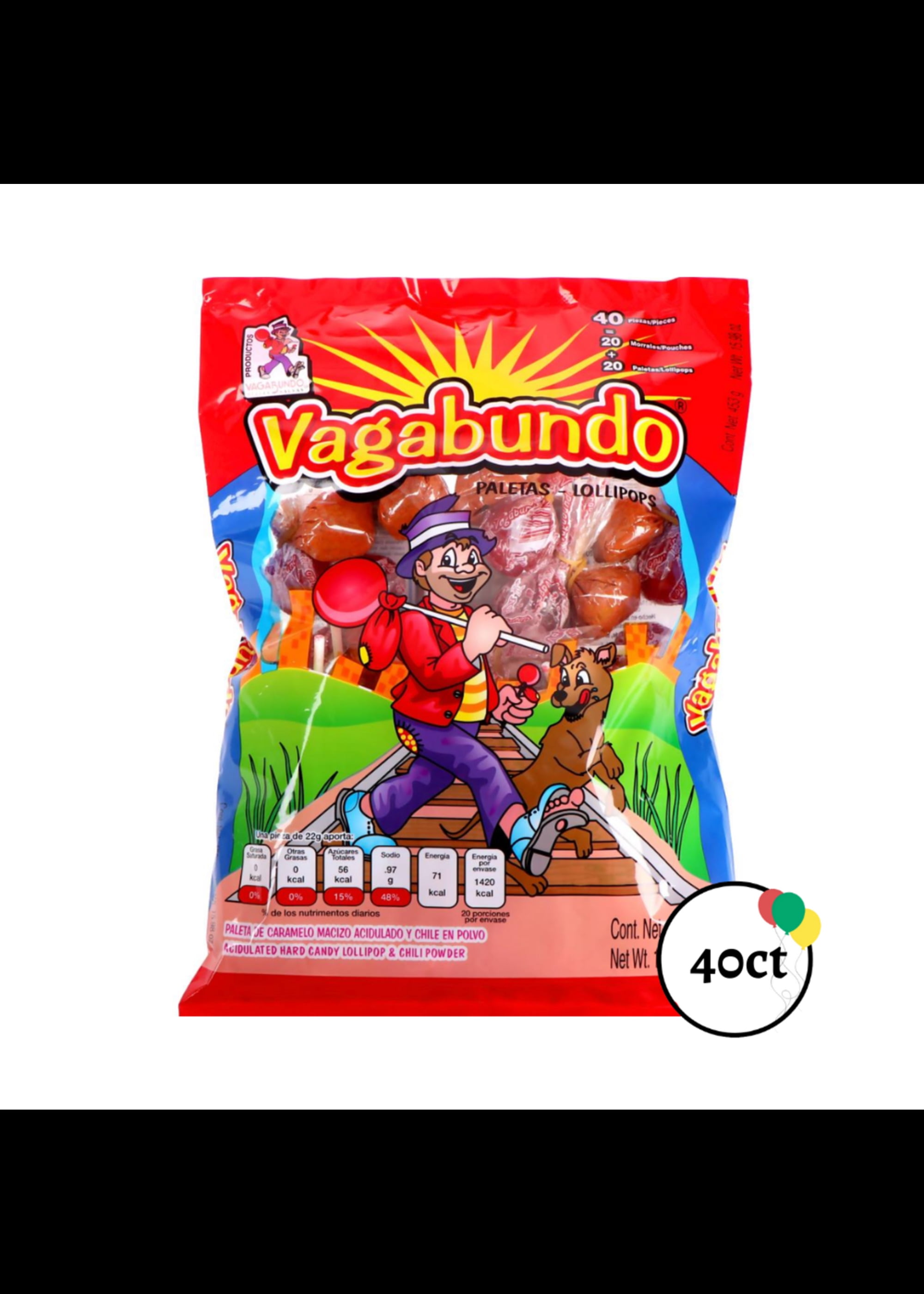 Vagabundo Lollipops 20 ct