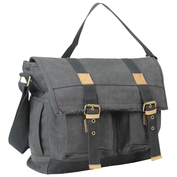 Vagarant Traveler 14.5" Casual Style Canvas Messenger Bag C39.GRY