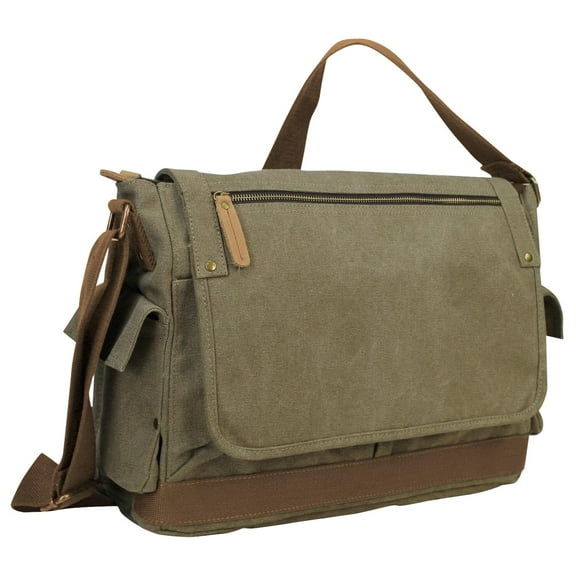 Vagarant Traveler 15" Casual Style Canvas Laptop Messenger Bag C31B.MG