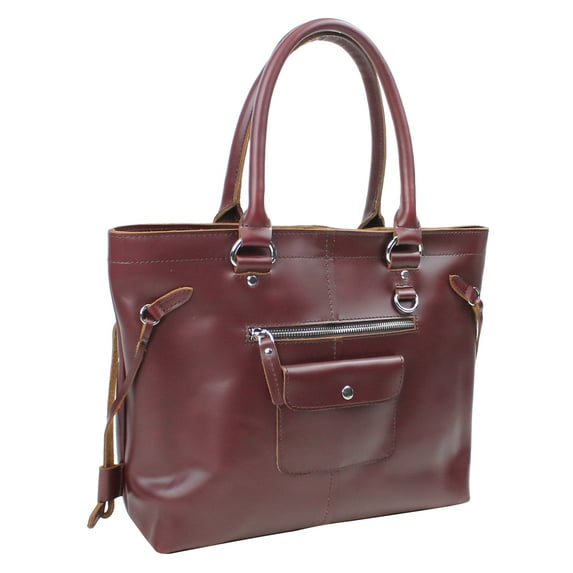 Vagarant Traveler 15" Cowhide Leather Shoulder Bag LS18.WR