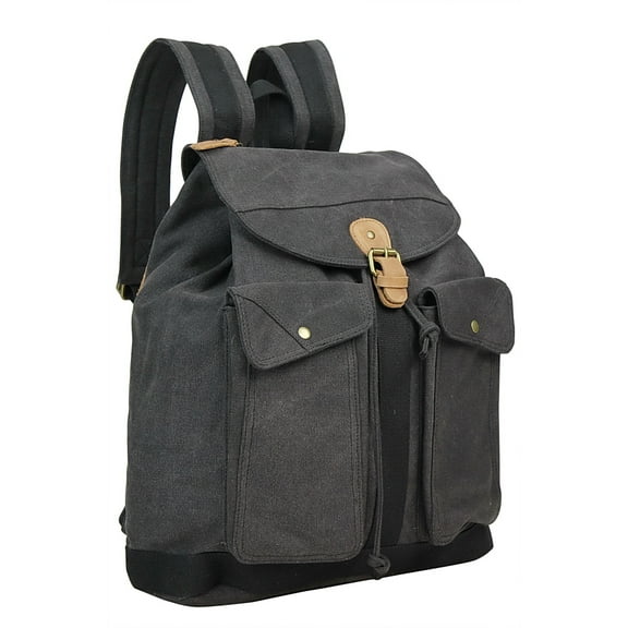 Vagarant Traveler 16" Classic Style Sport Canvas Laptop Bag C06.GRY