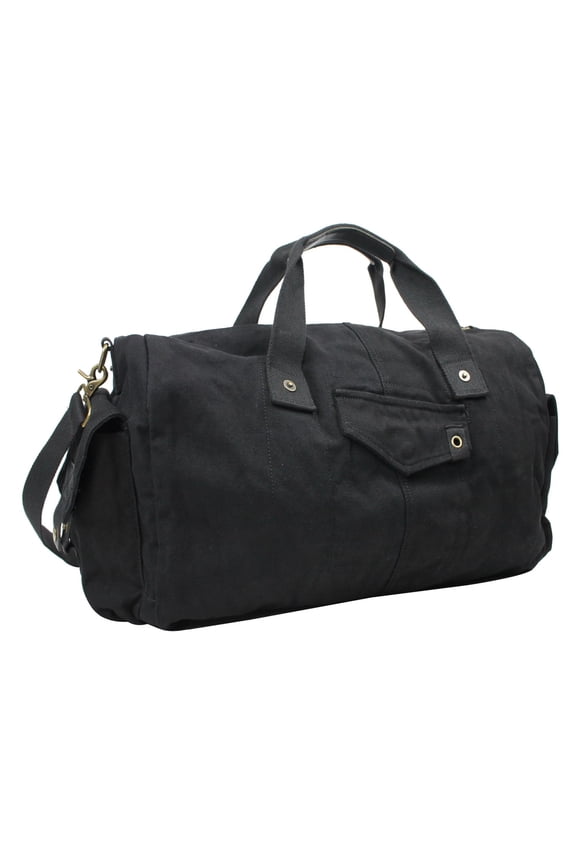 20" Large Canvas Travel Duffel Bag C71.BLK