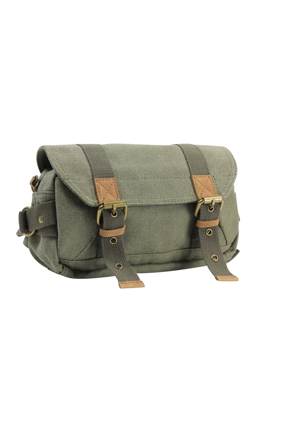 9" Stylish Canvas Waist Fanny Pack C82.GRN