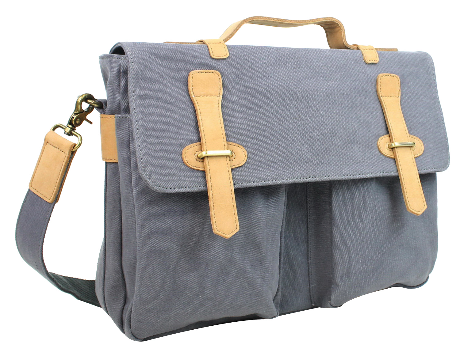 Vagarant Traveler Casual Style Canvas Laptop Messenger Bag CM03.BG