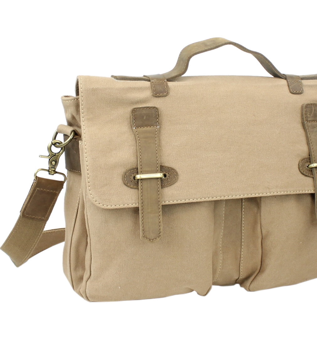 Vagarant Traveler Casual Style Canvas Laptop Messenger Bag CM03.KK