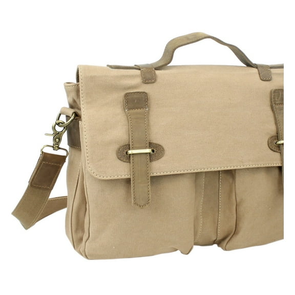 Vagarant Traveler Casual Style Canvas Laptop Messenger Bag CM03.KK