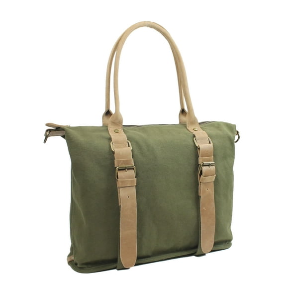 Vagarant Traveler Classic Canvas Shoulder Messenger Bag CM12.GRN