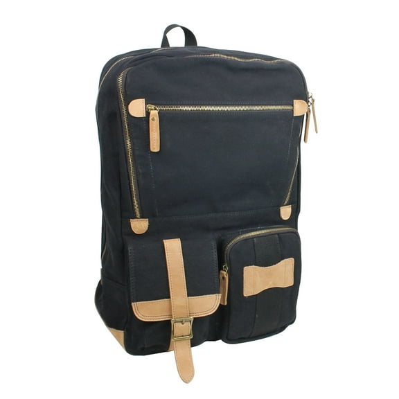 Vagarant Traveler Classic Super Large Canvas Laptop Bag CK08.BLK