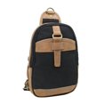 thumbnail image 1 of Vagarant Traveler Cotton Canvas Chest Pack Travel Bag CK88.BLK, 1 of 3